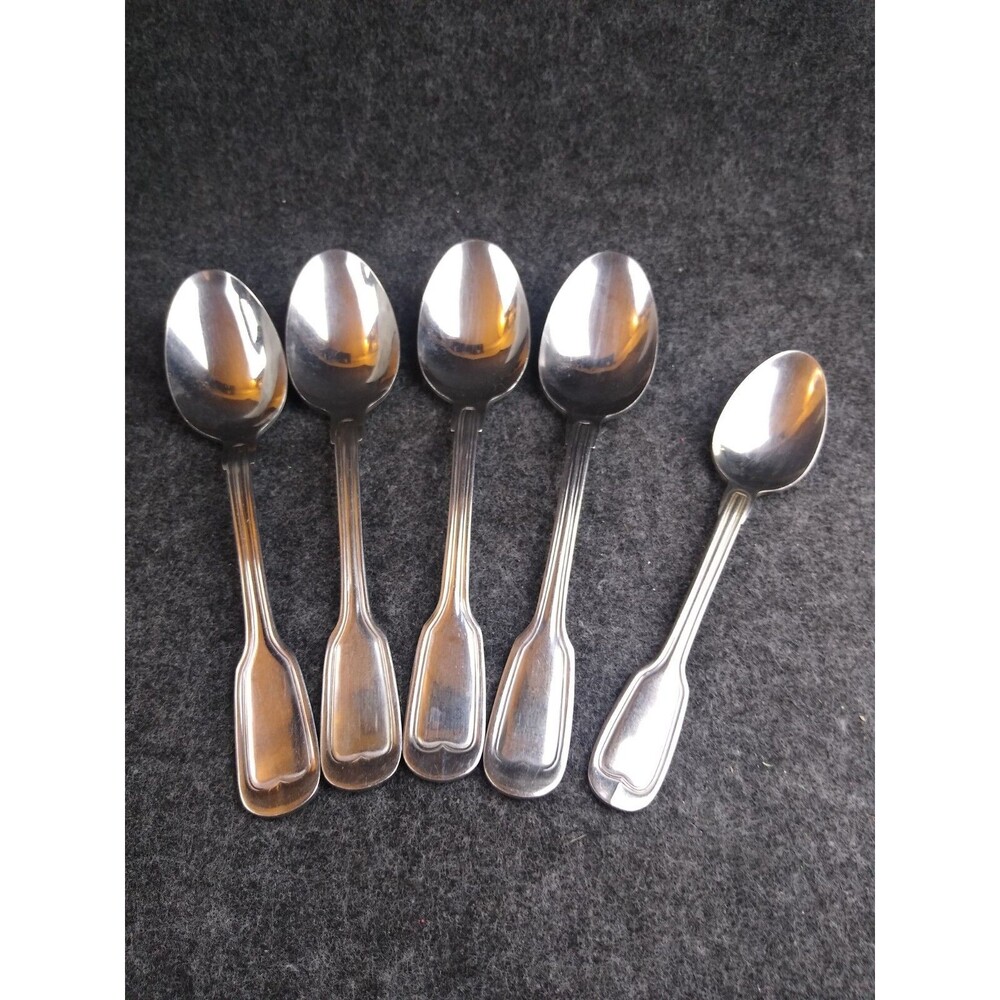 Gibson  GIA19 Stainless Flatware 4 Serving Spoons 1 Teaspoon